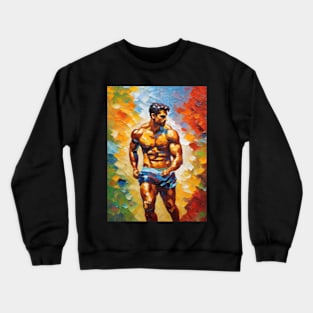 Male Runner Crewneck Sweatshirt